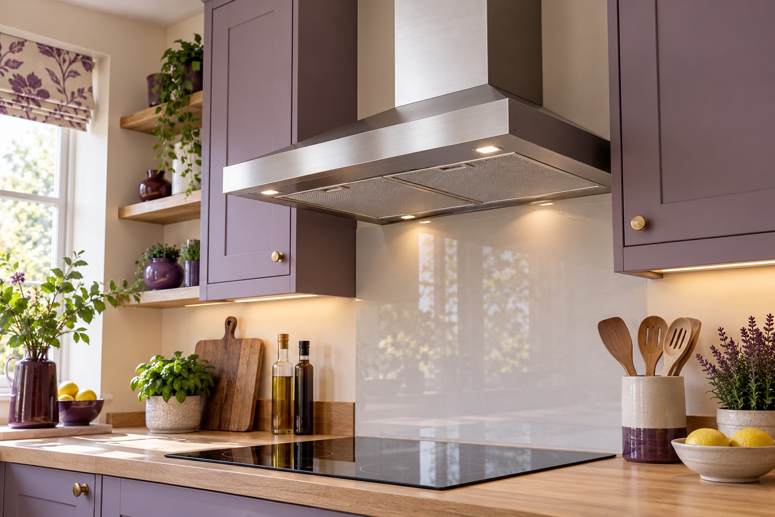 Original illustrative hood appliance scene