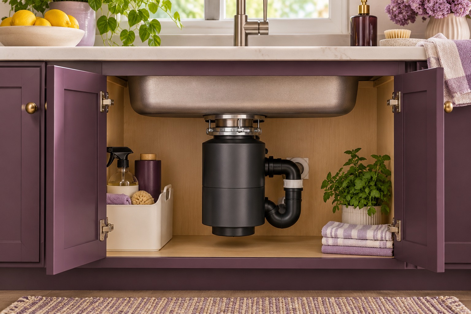 Original illustrative waste appliance scene